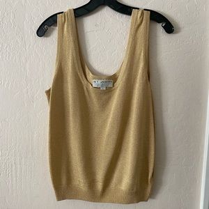 St. John Evening Marie Gray Tank Top Size L